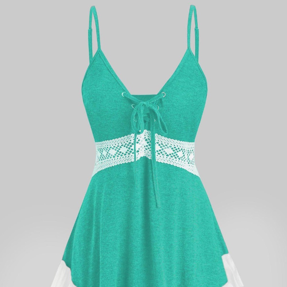 Baby blue tank top